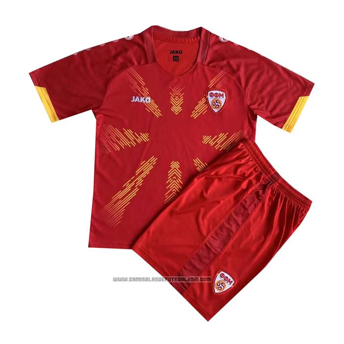 Camisola Macedonia do Norte 1º Crianca 2023